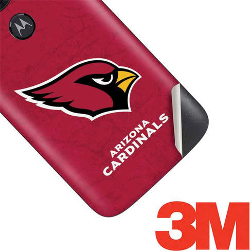 NFL Arizona Cardinals Distressed Moto E5 Play Skin